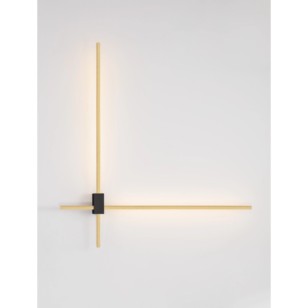 Schlanke Wandleuchte Peak Gold Lyora 5212017473714
