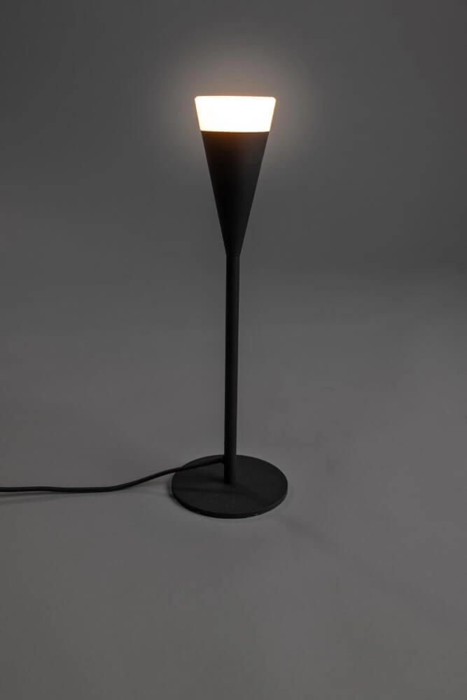 Schwarze Tischlampe Defender Design ETH 8720195306733