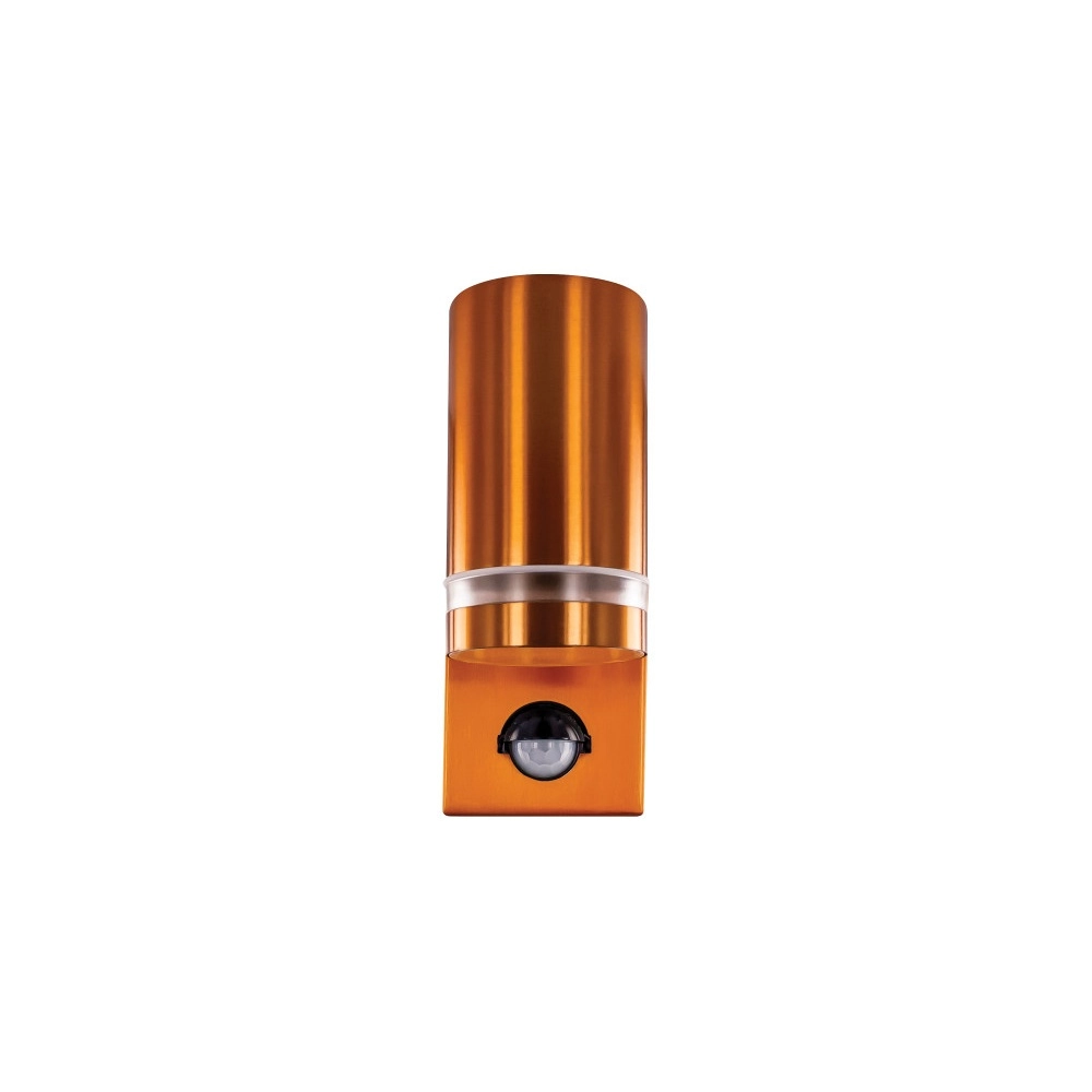 Wandscheinwerfer mit Sensor Opden Rotes Kupfer – 1x GU10 Lyora 5055788285656