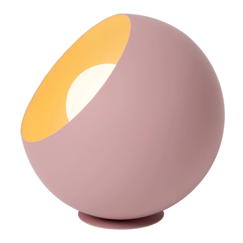 Tischlampe Doredos Ø 20cm pink Lucide 5411212510051