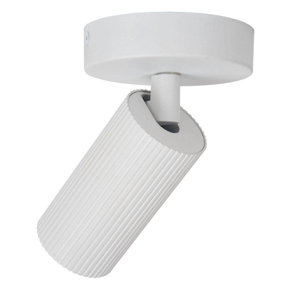 Oberflächenmontierter Deckenspot Clubs Weiß Lucide 5411212093493