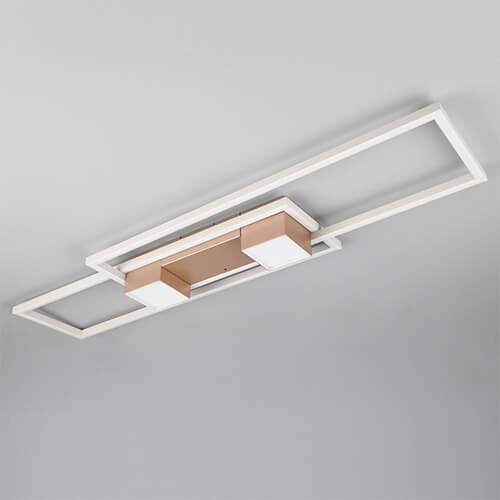 LED-Deckenleuchte 100x28 Albany rotes Kupfer Trio 4017807610307