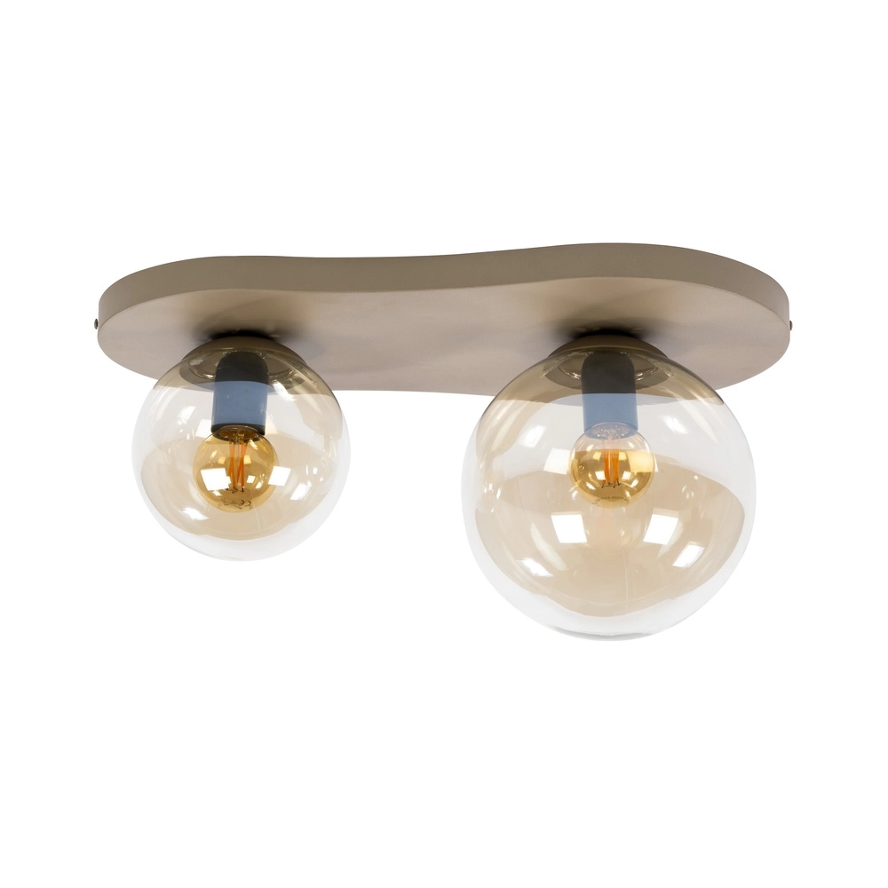 Moderne Deckenlampe Bubble Sandbraun Lyora 8716803514935