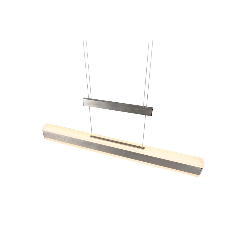 Moderne Pendelleuchte Arcola 152cm Nickel Trio 4017807662023