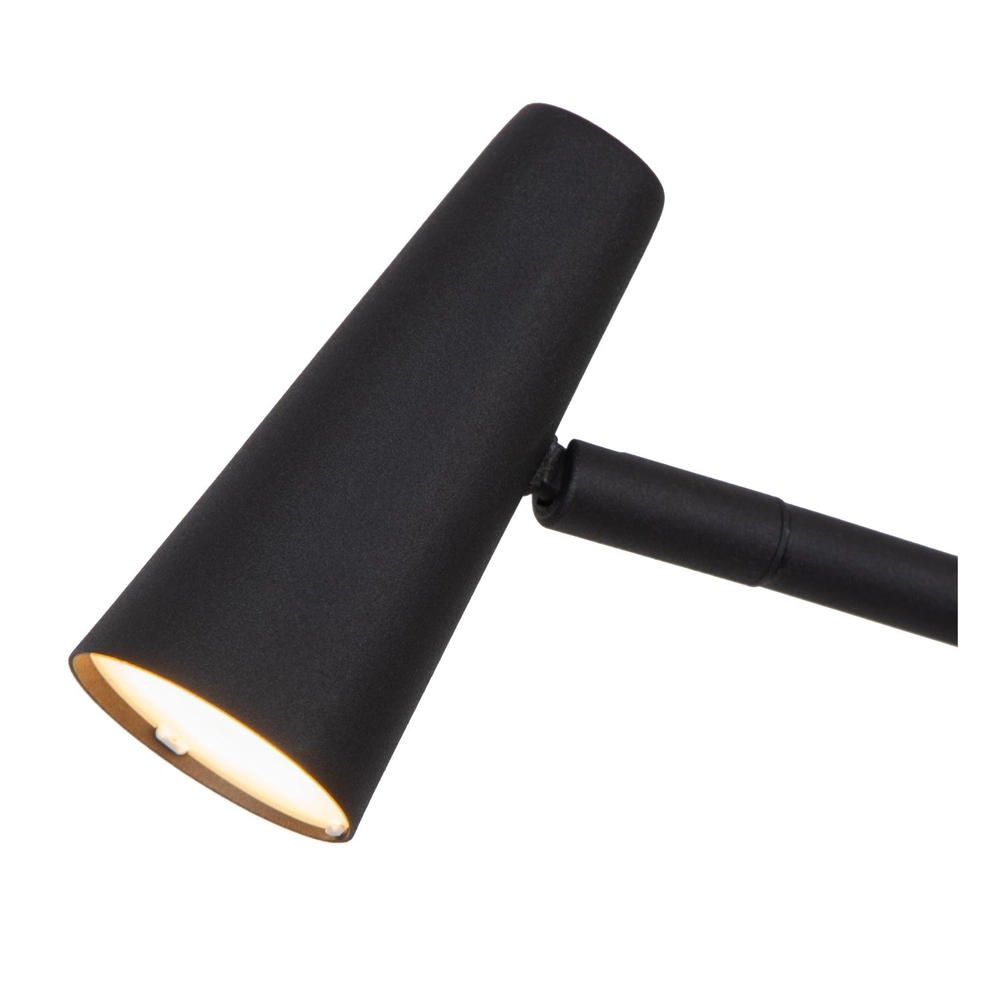 Wiederaufladbare Stehlampe Stirling Schwarz Lucide 5411212361264