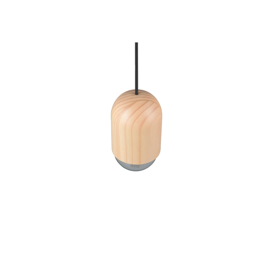 Einzigartige Pendelleuchte Nara Holz Ø 10,5cm Trio 4017807661750