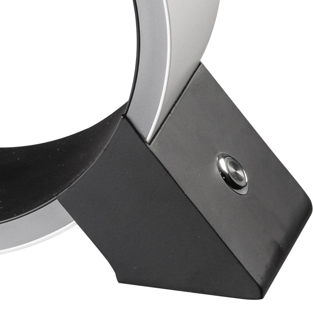 Dimmbare Tischlampe The Q 20 cm schwarz mit weiß ETH 8719075188415
