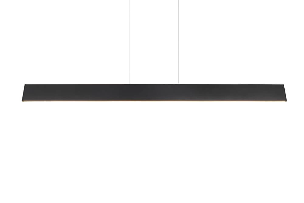 LED-Büro-Hängelampe Galway 150cm - schwarz Trio 4017807616668