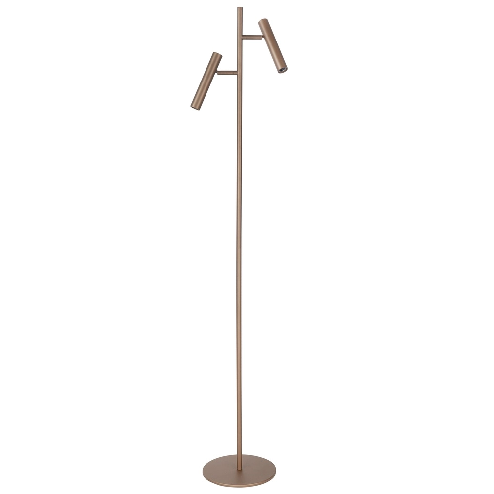 Design-Stehleuchte Piero Kupferbronze 2-flammig