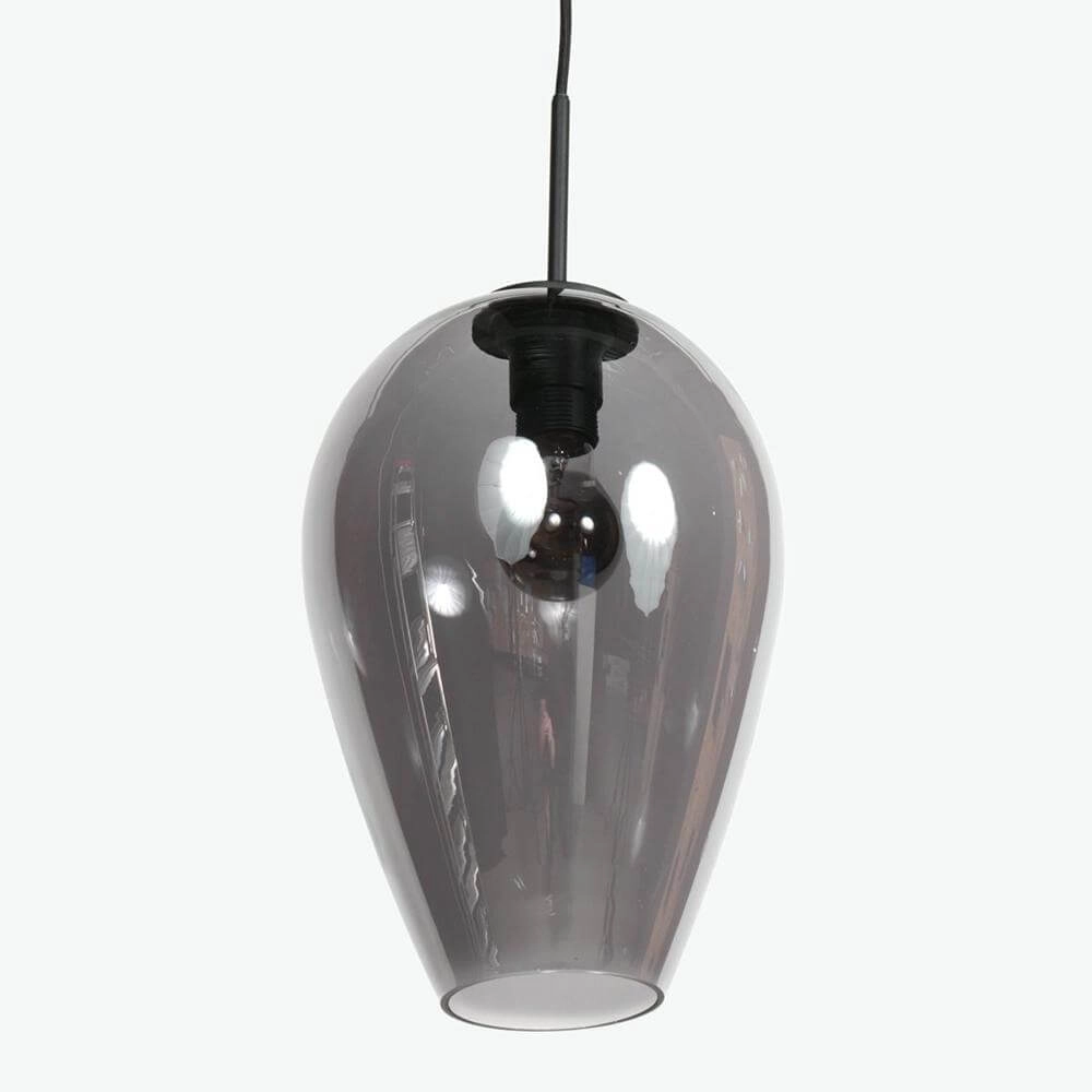 Pendelleuchte HaloSwap mit 1 Rauchglas Ø 22,5cm Steinhauer 8712746179705