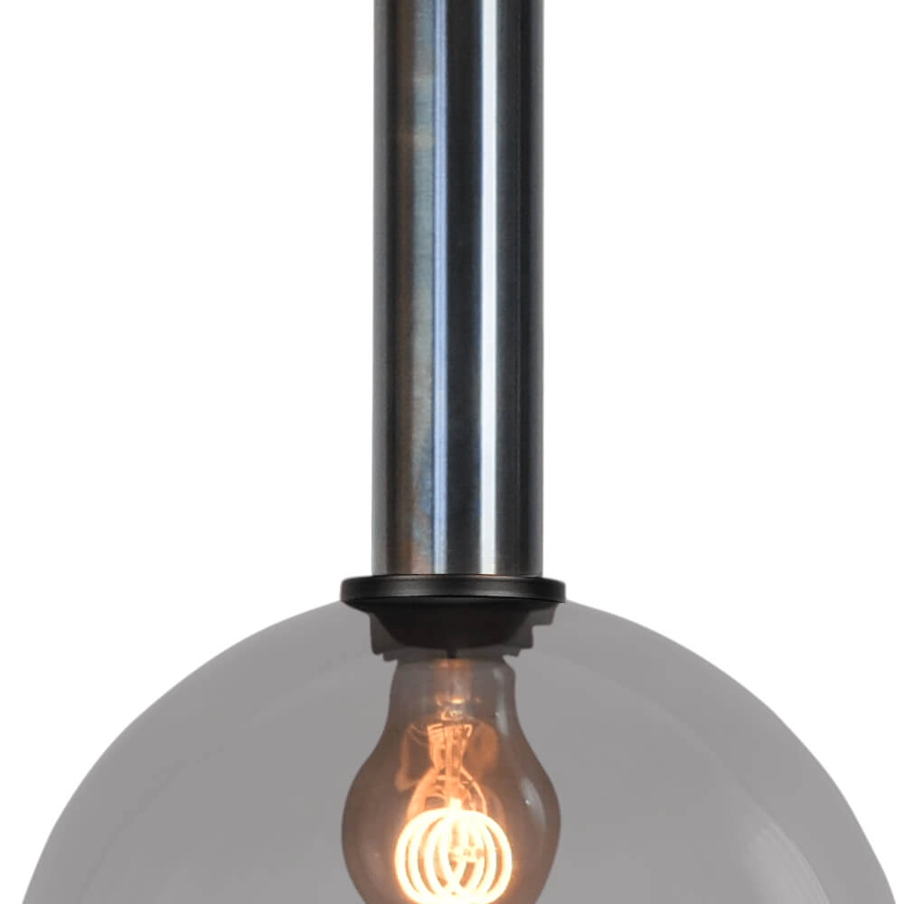 Hängelampe Ø 25cm Bella 2 Gesprenkeltes Öl mit Rauchglas Masterlight 8718121334219