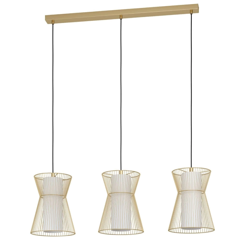 Hängelampe mit 3 Leuchten Maseta Gold Eglo 9002759996369
