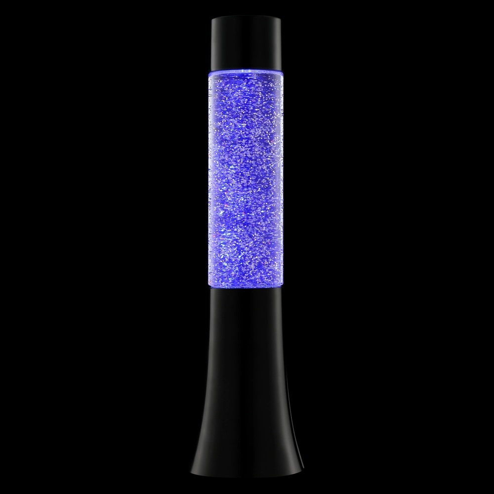 Lavalampe Glitter-Tower Schwarz Brilliant 4004353477454