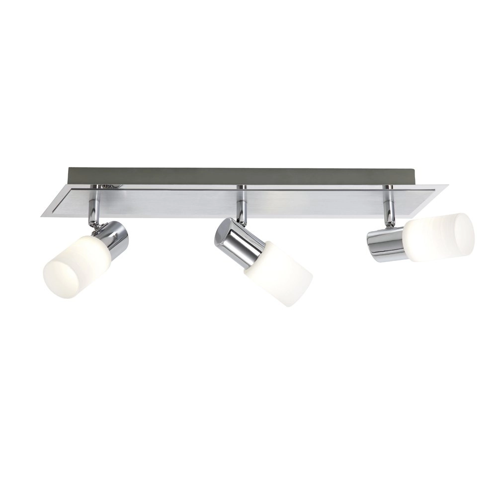 LED-Deckenstrahler Series 8214 Beam 3-Licht-Metallgrau mit chrom