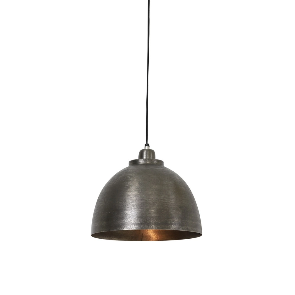Pendellampe Kylie silbergrau Ø 30cm Light & Living 8717807203788