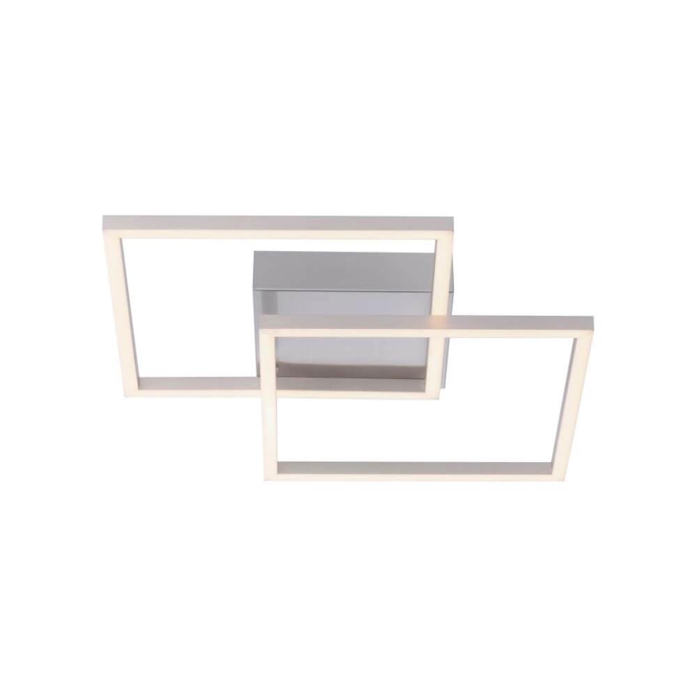 Deckenleuchte Iven 36 cm – 3000 K Edelstahl Just Light 4043689972943
