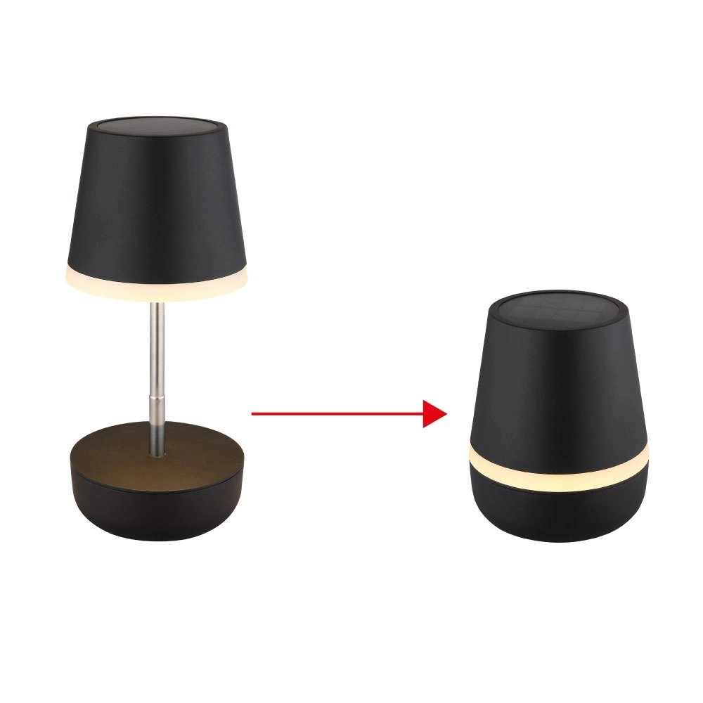 Solartischlampe Felina Schwarz Globo 9007371513505