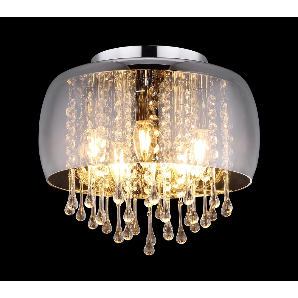 Deckenlampe Kalla Ø 35cm Chrom Globo 9007371388707