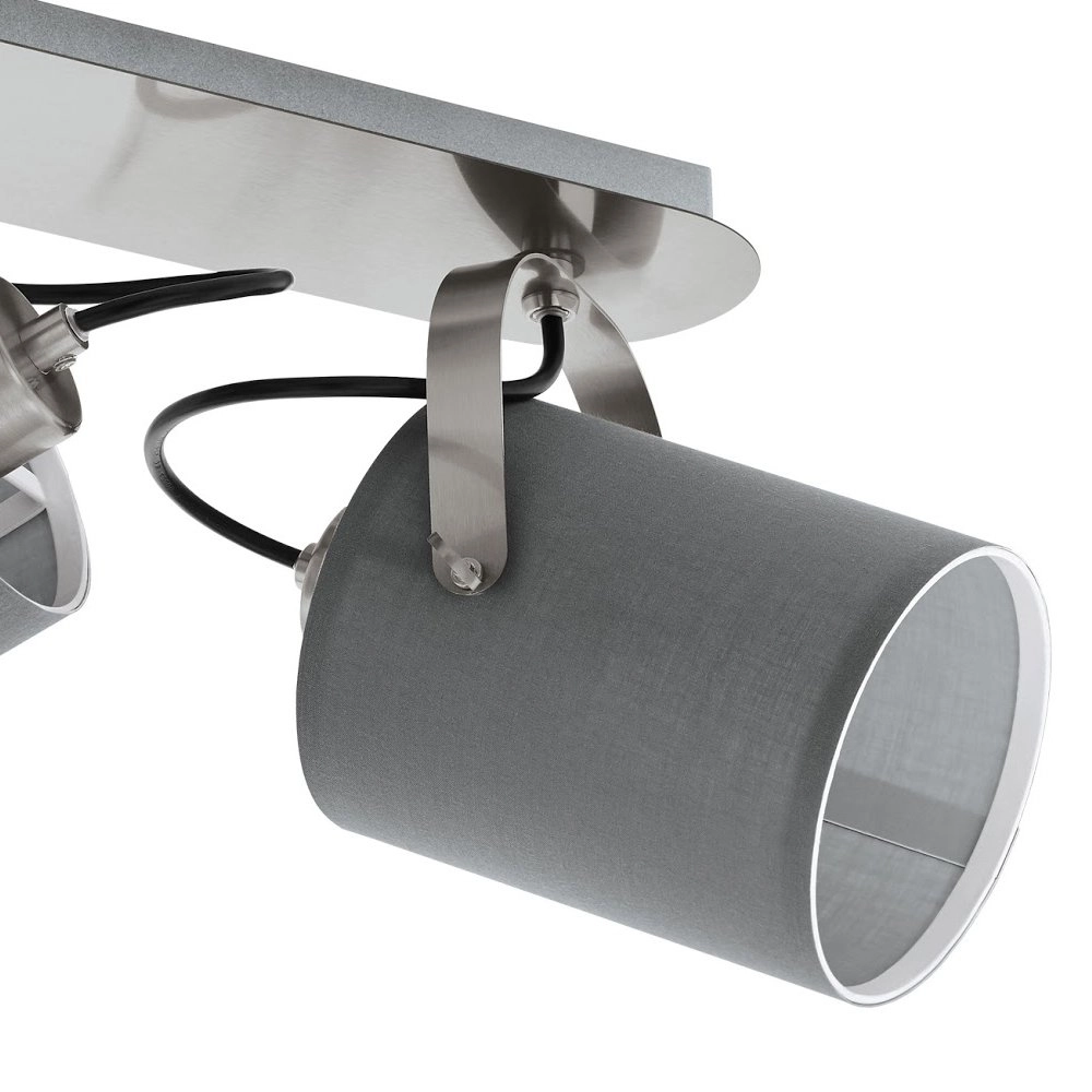 Deckenstrahler Villabate 2-leichter grau Eglo 9002759981396