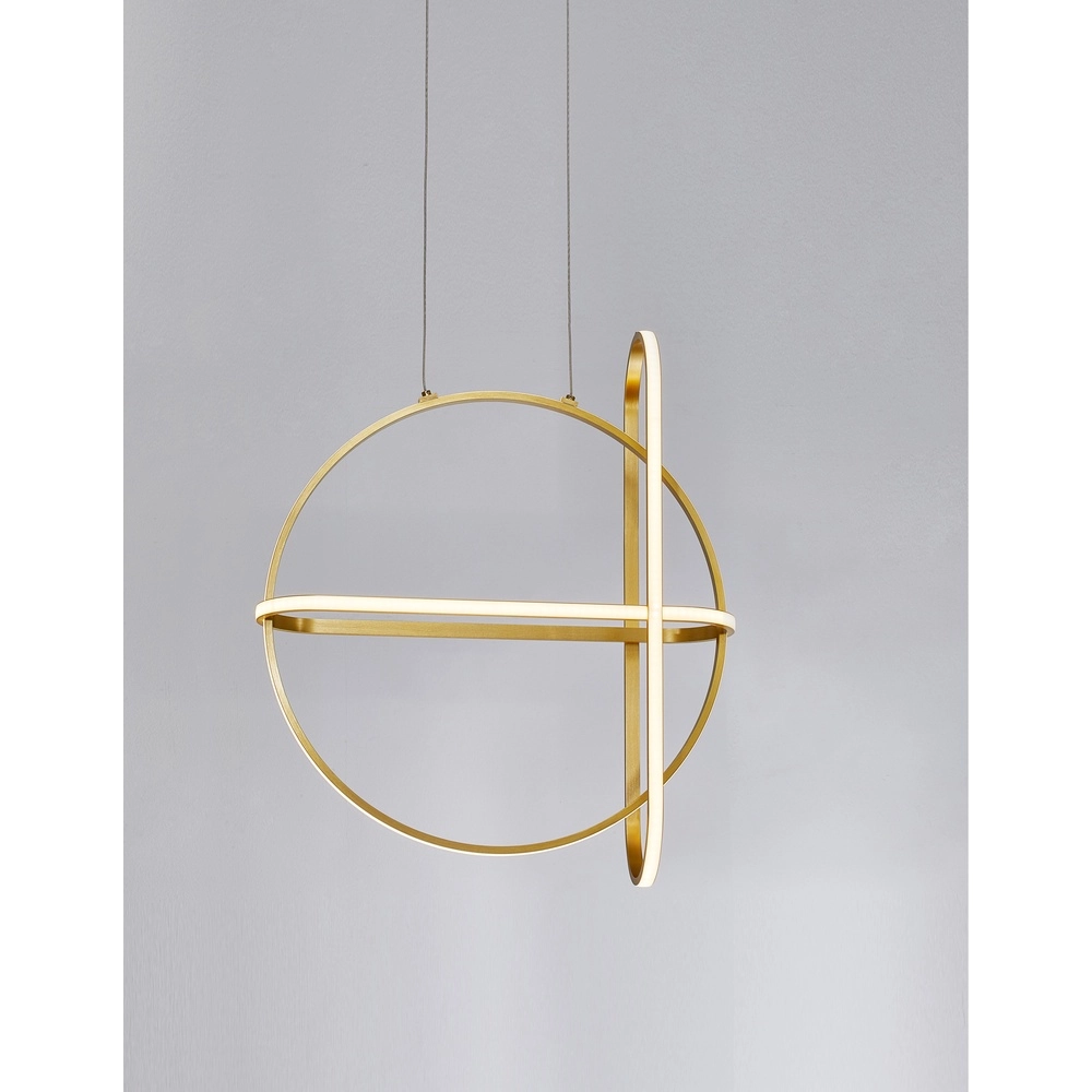 Design-Pendelleuchte Arte Goldene Runde Lyora 5212017426055