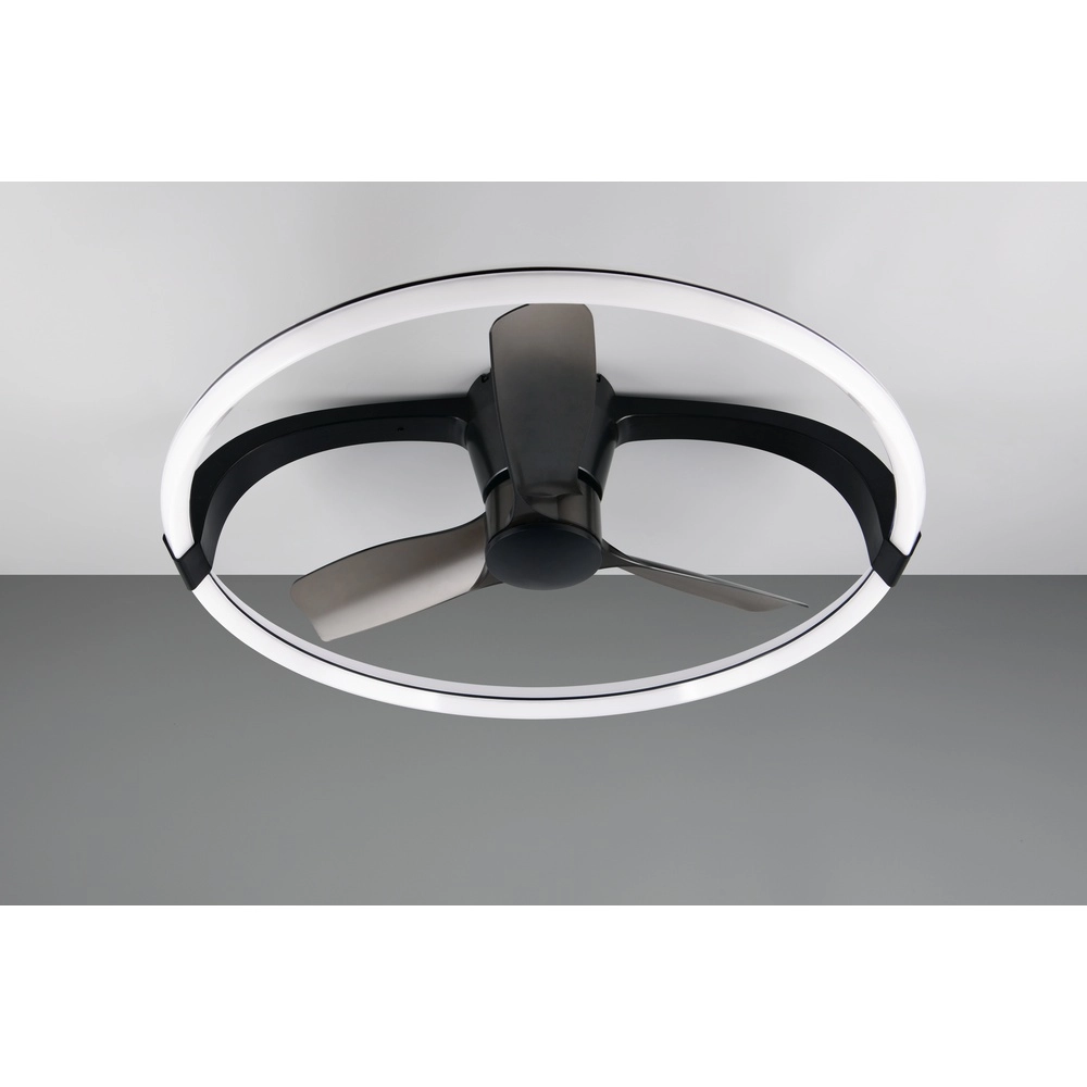 Smarthome-Lüfter Stockholm schwarze Ø 73,5 Tuya Trio 4017807693133