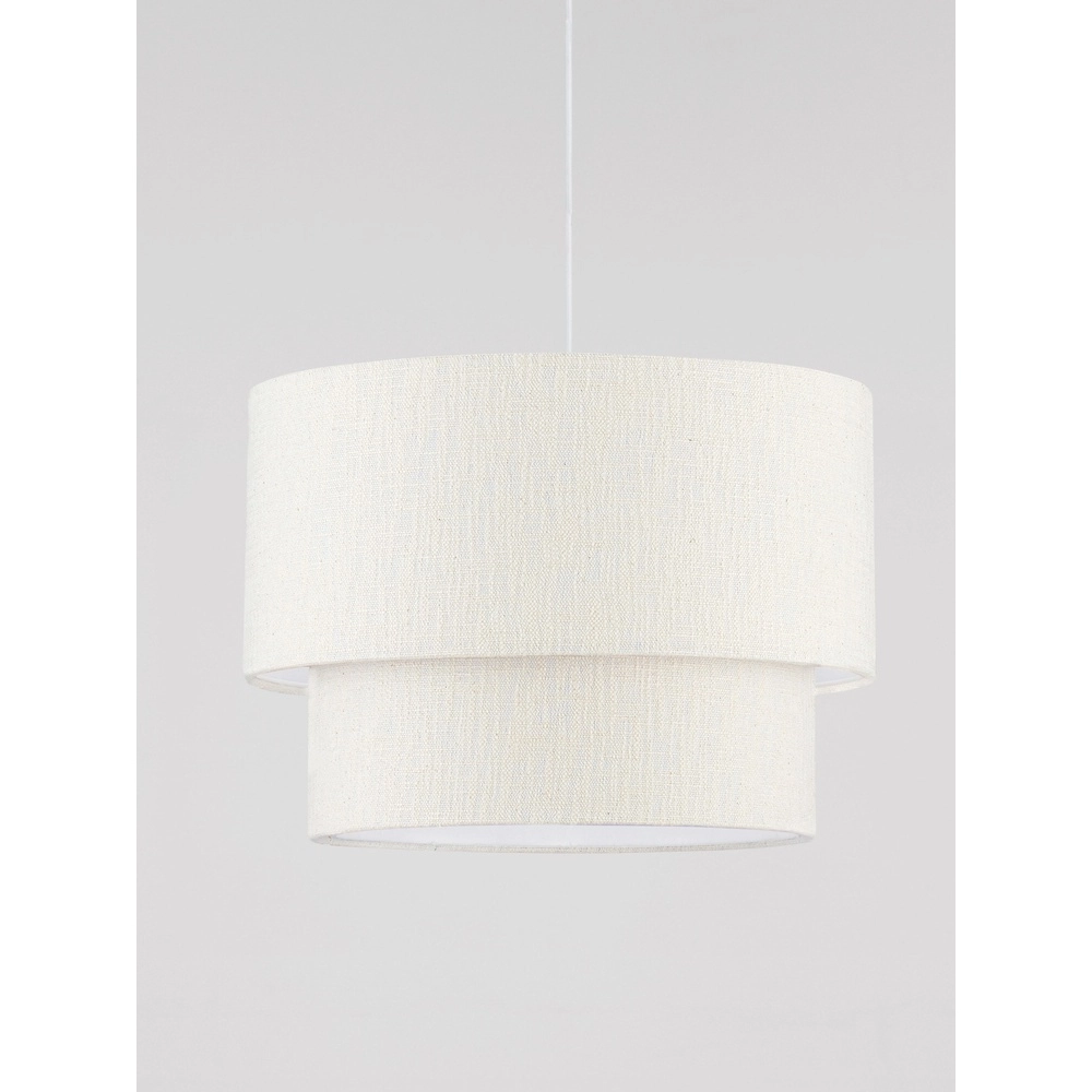 Leinen-Pendellampe Karen Ø 50cm Lyora 5212017493965