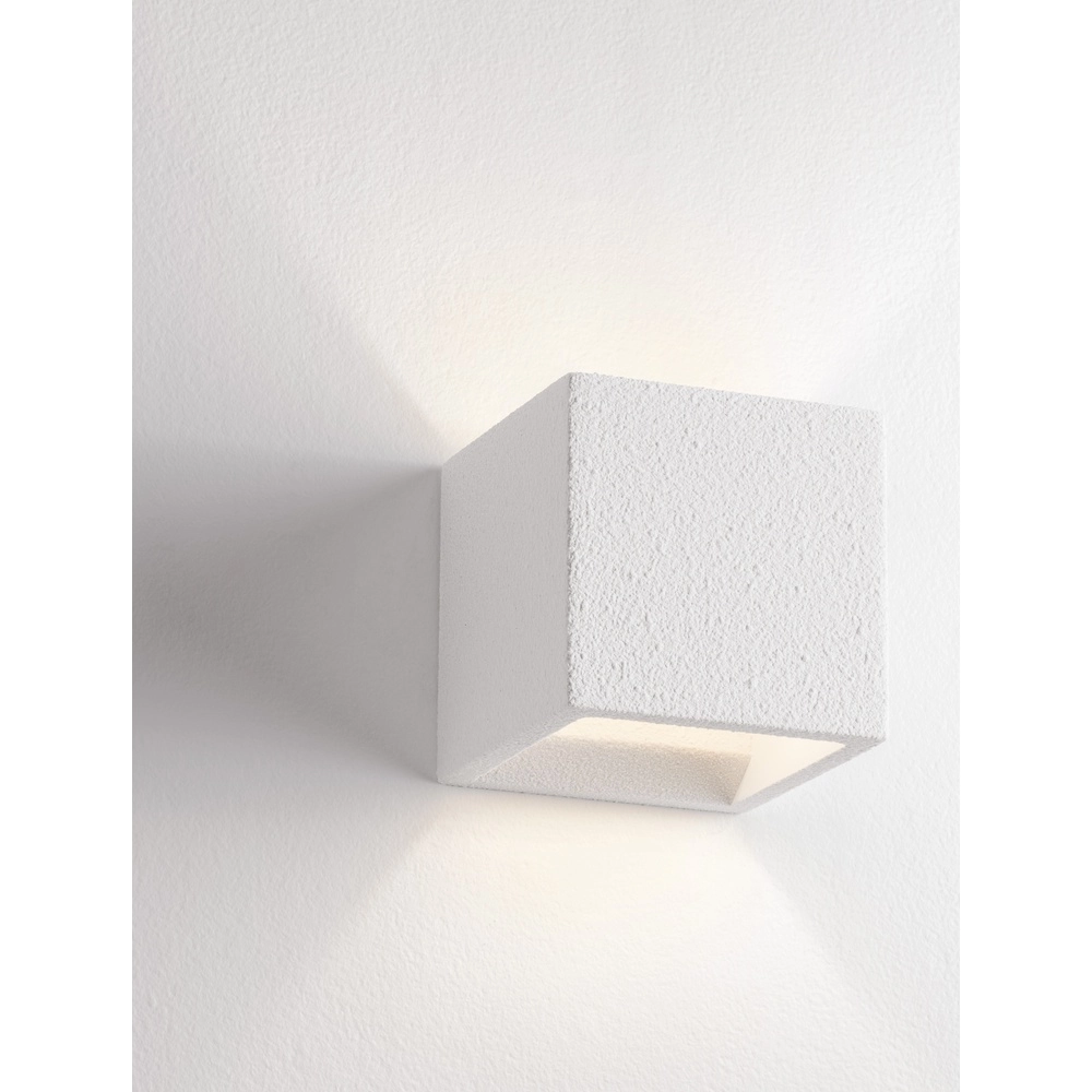 Quadratische Wandleuchte Sensia weiß 11,5cm Lyora 5212017479303