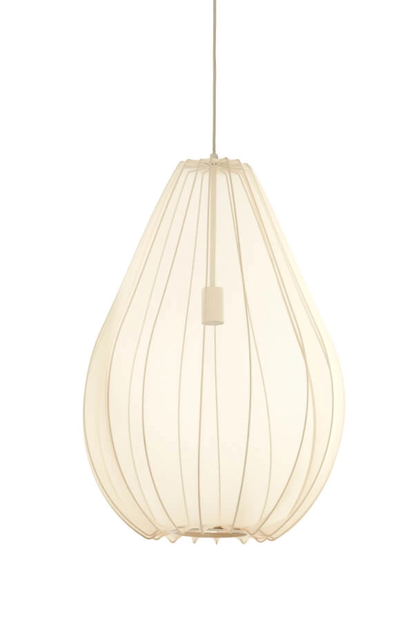 Japandi Pendelleuchte Itela creme Ø 50cm Light & Living 8717807702762