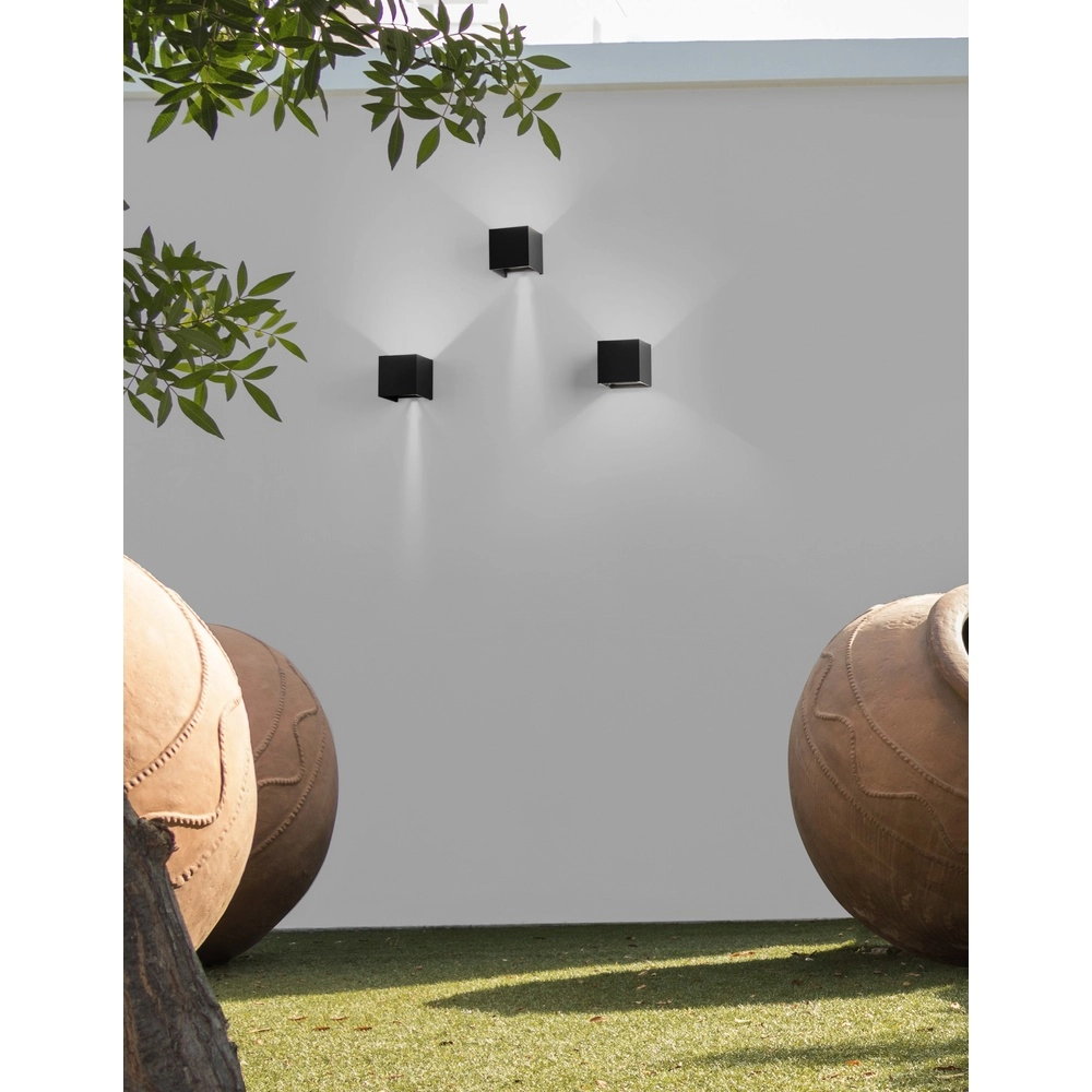 Quadratischer Aufputz-Spot Como anthrazit Lyora 5212017419354