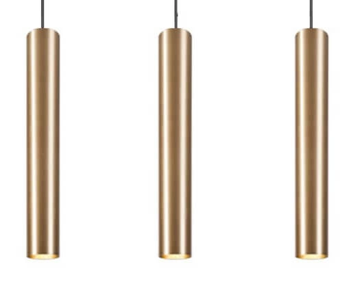 Büro-Hängelampe Eye schwarzes Gold Lyora 5903139786393