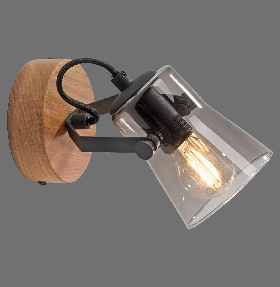 Wandleuchte Green Langstrom Holz Just Light 4043689994860