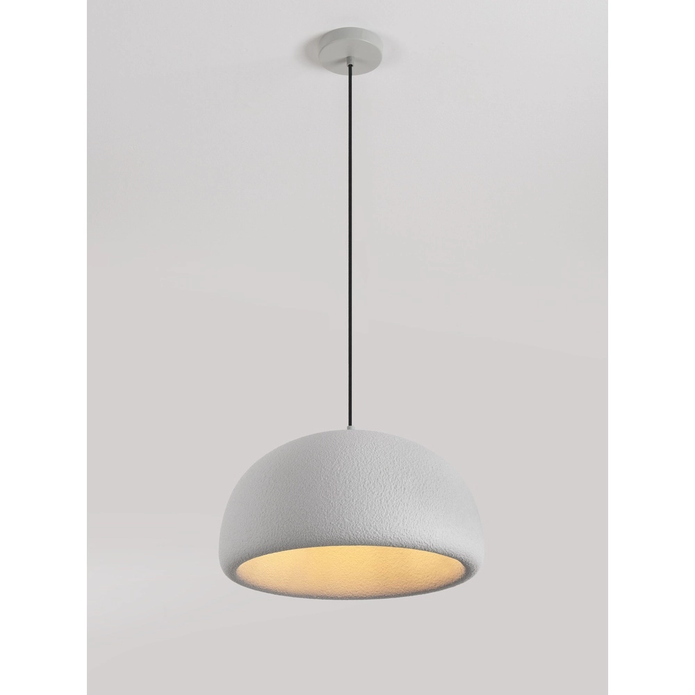 Moderne Pendellampe Davo grauer Ø 43 cm Lyora 5212017495662