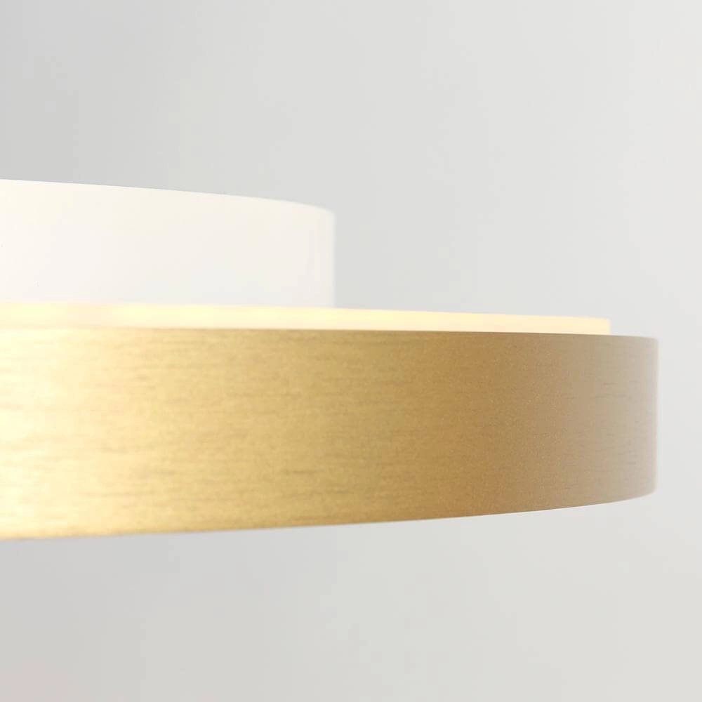 Schlanke Deckenleuchte Flady gold Ø 50cm Steinhauer 8712746171853
