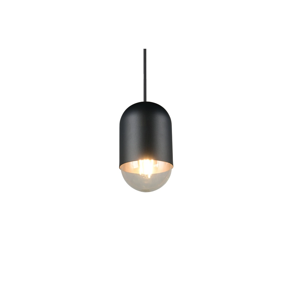 Einzigartige Pendelleuchte Nara schwarz Ø 10,5cm Trio 4017807661774