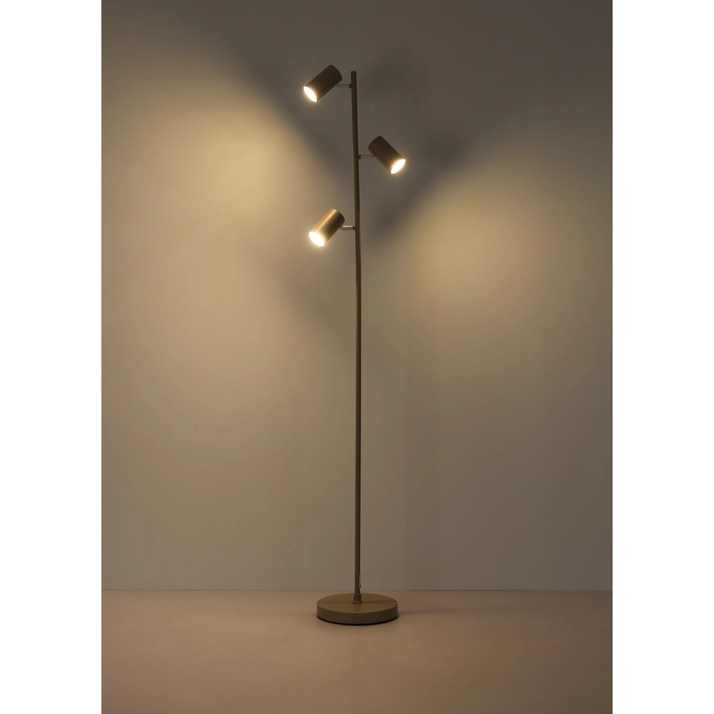 Stehlampe Robby sandbraun Globo 9007371569694