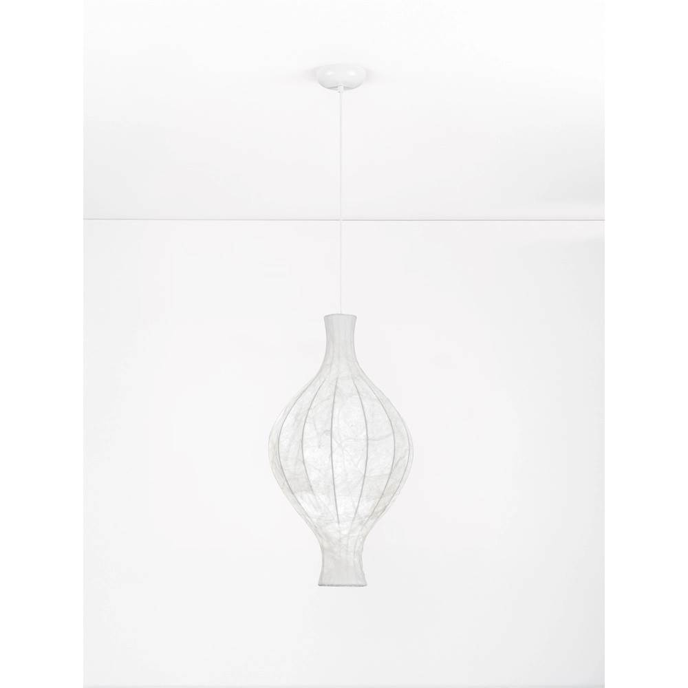 Weiße Pendelleuchte Seda Ø 35cm Lyora 5212017477866