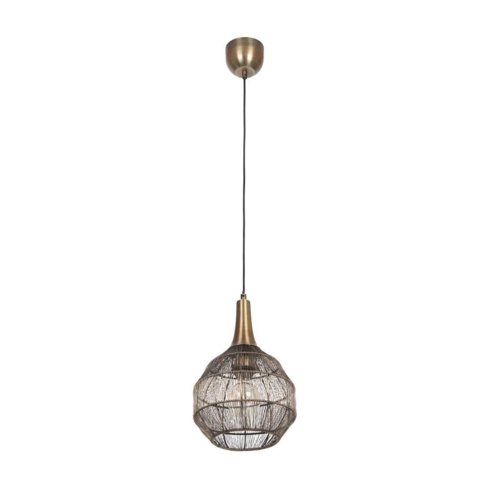 Runde Hängelampe Soraya Ø 26cm - Bronze Trio 4017807617481