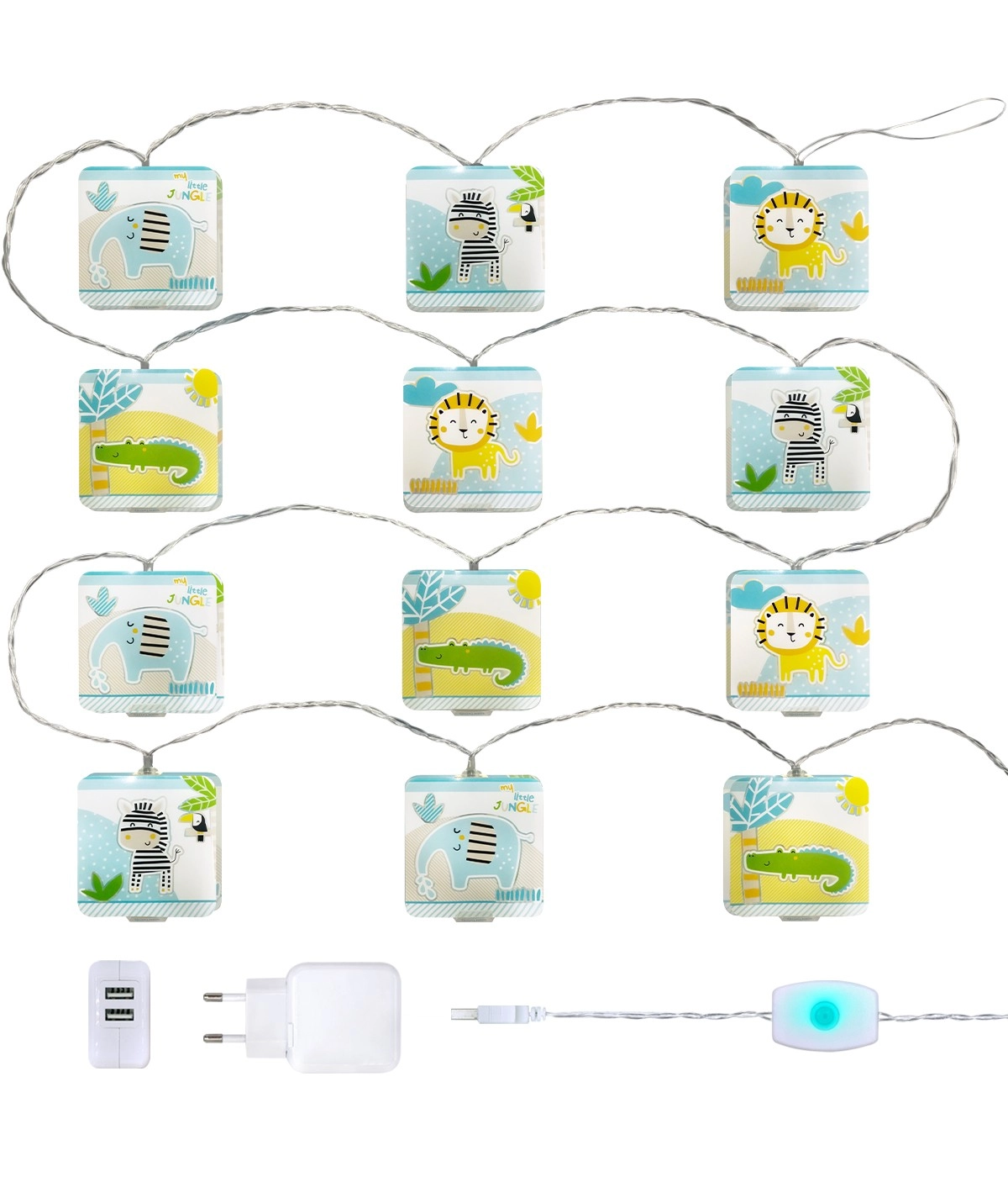 Lichterketten Little Jungle blau Dalber 8420406761152