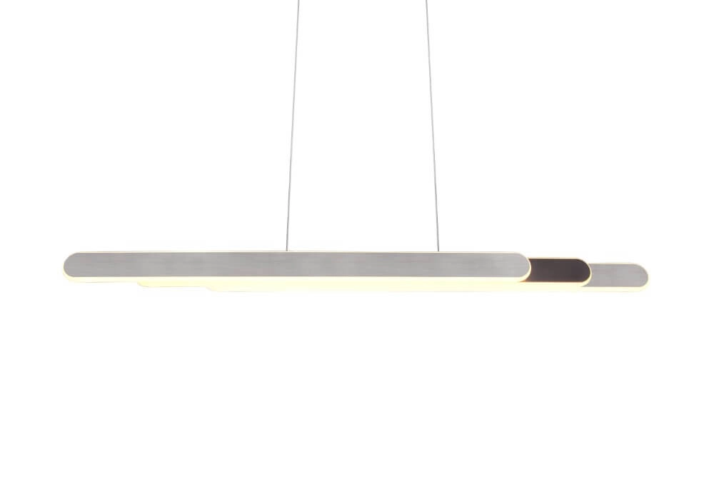 Hängelampe Helios 130cm grau