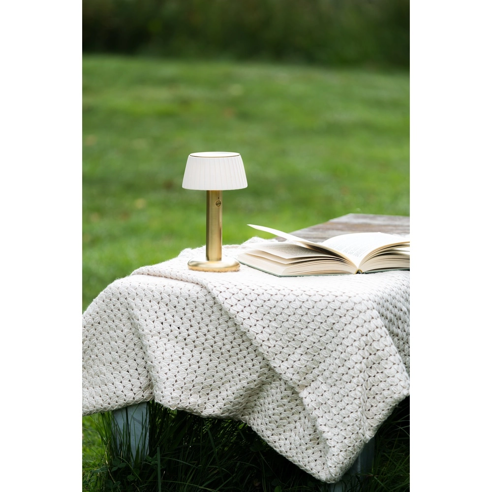 Goldene Tischlampe Grasse Wiederaufladbare Geräte KonstSmide 7318300030416