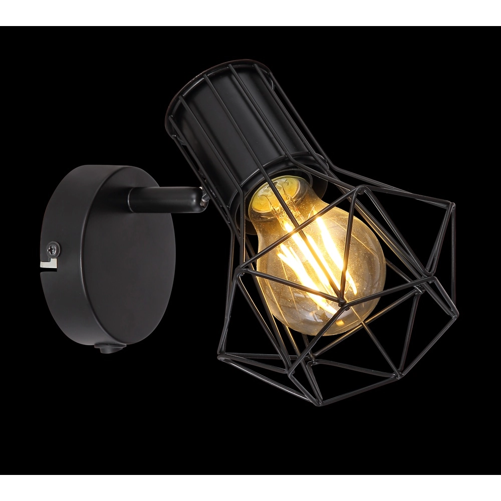 Wandlampe Priska Schwarz Globo 9007371412167