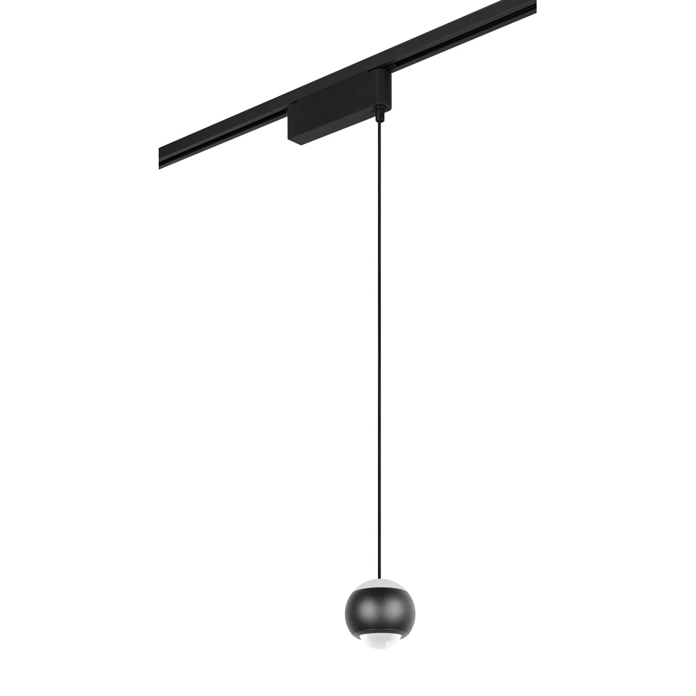 Pendelleuchte für Schiene Hamlet Schwarz 2-phasig Trio 4017807662948