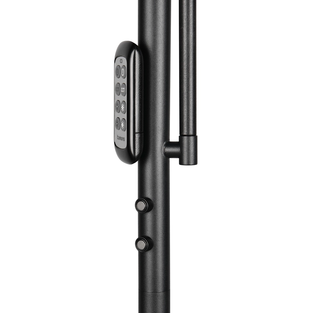 Stehlampe Palermo schwarz mit Leselampe Trio 4017807641363