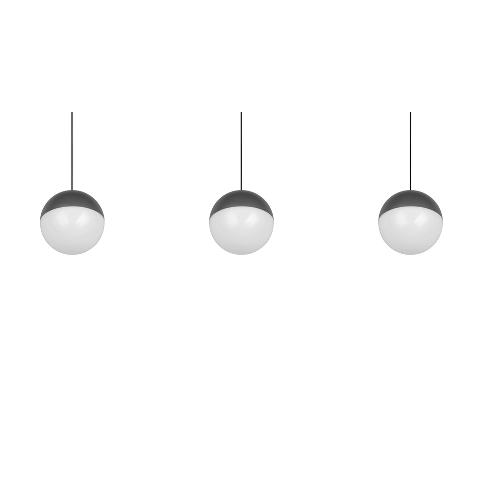 3-Licht Pendellampe Senta Anthrazit Trio 4017807697858
