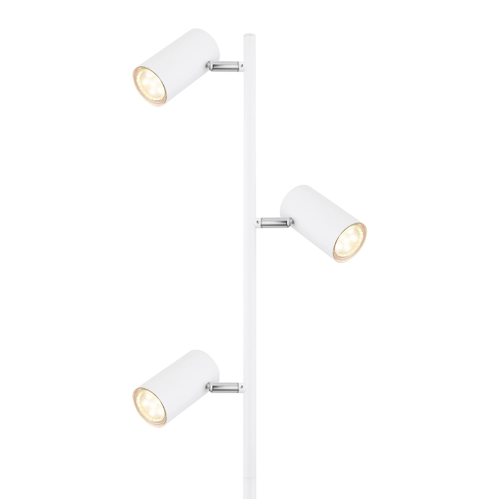 Stehlampe 3-Leuchten Robby Weiß Globo 9007371422876