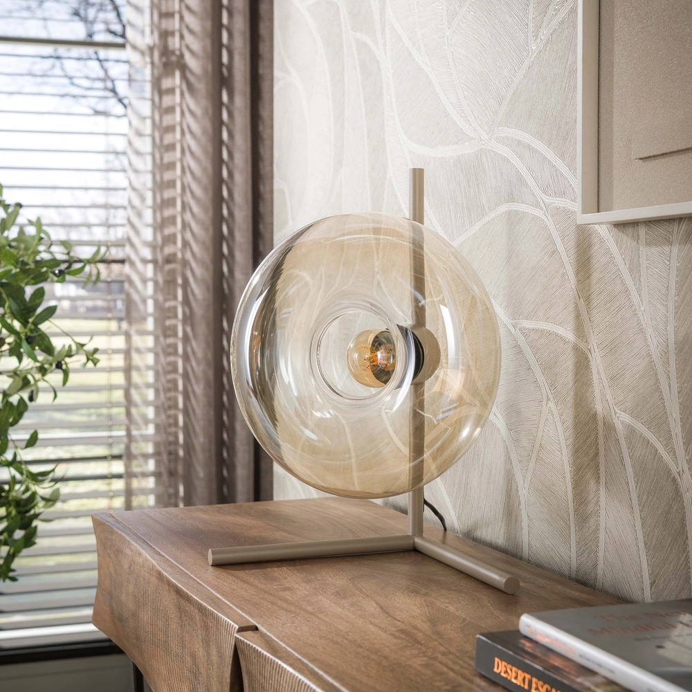 Moderne Tischlampe Soll Sandbraun Lyora 8716803514683