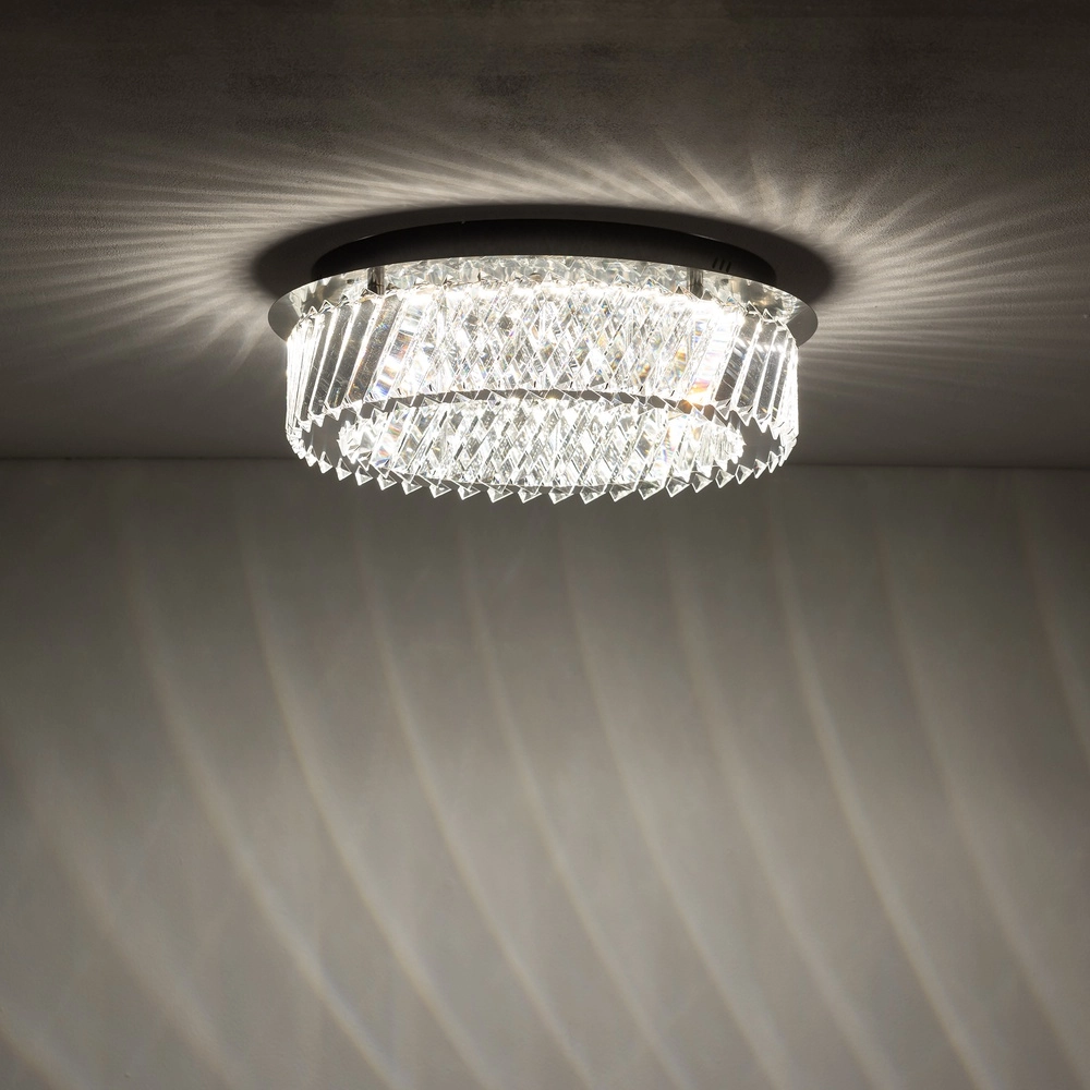 Deckenlampe Luxora Led Ø 43 cm Kristall Lyora 5903139117081