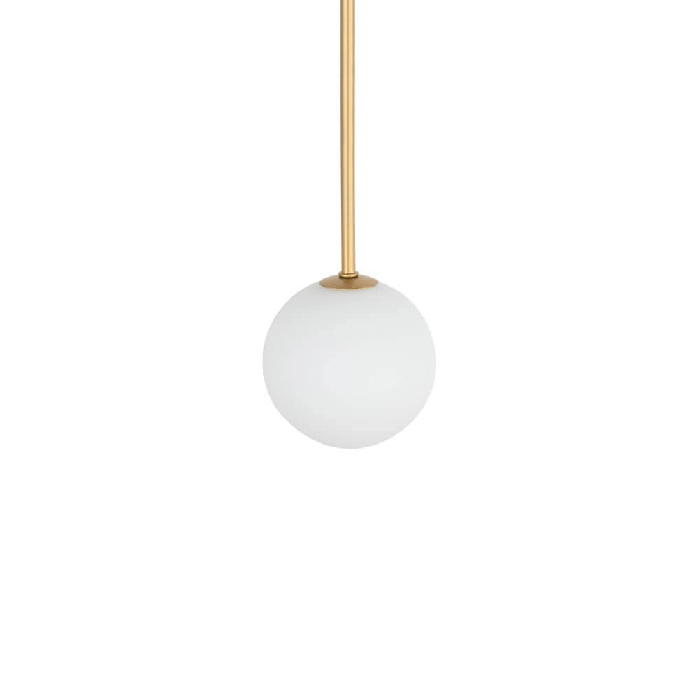 Deckenleuchte aus Glas Kier L gold - 140cm Lyora 5903139103084