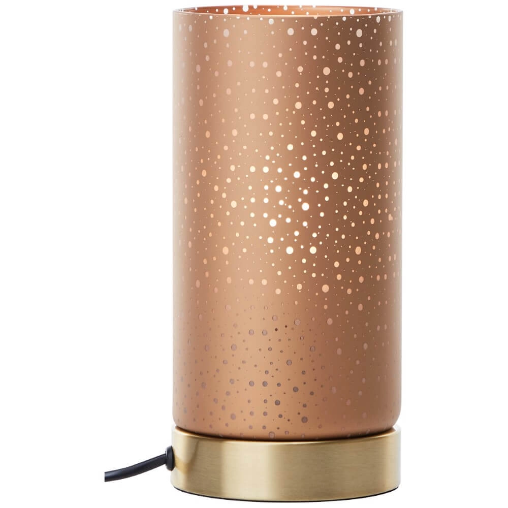 Tischlampe Scarlett Gold mit Kupferbronze