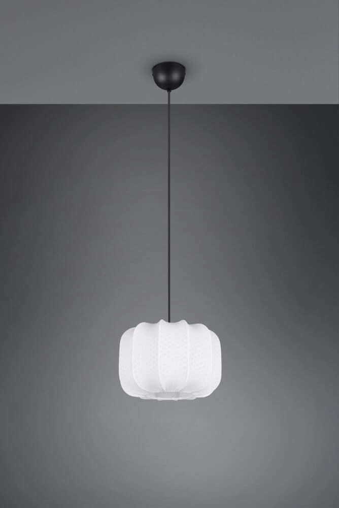 Weiße Design-Pendelleuchte Madleine Ø 25cm Trio 4017807637465